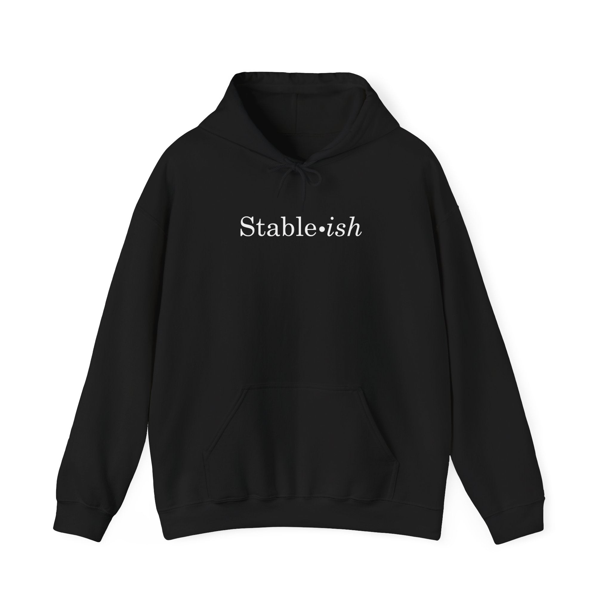 Stableish Hoodie | Minimalist Mental Health Self Care Hoodie