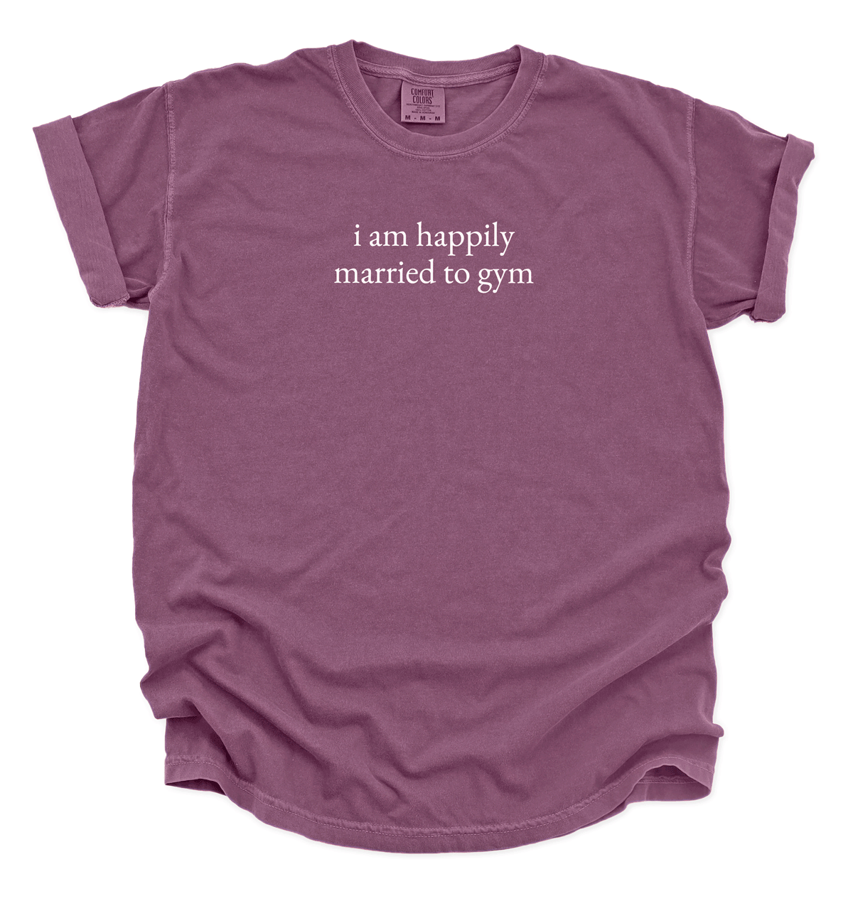 I Am Happily Married to Gym Women’s Tee | Funny Workout T-Shirt | Relatable Gym Quote Shirt