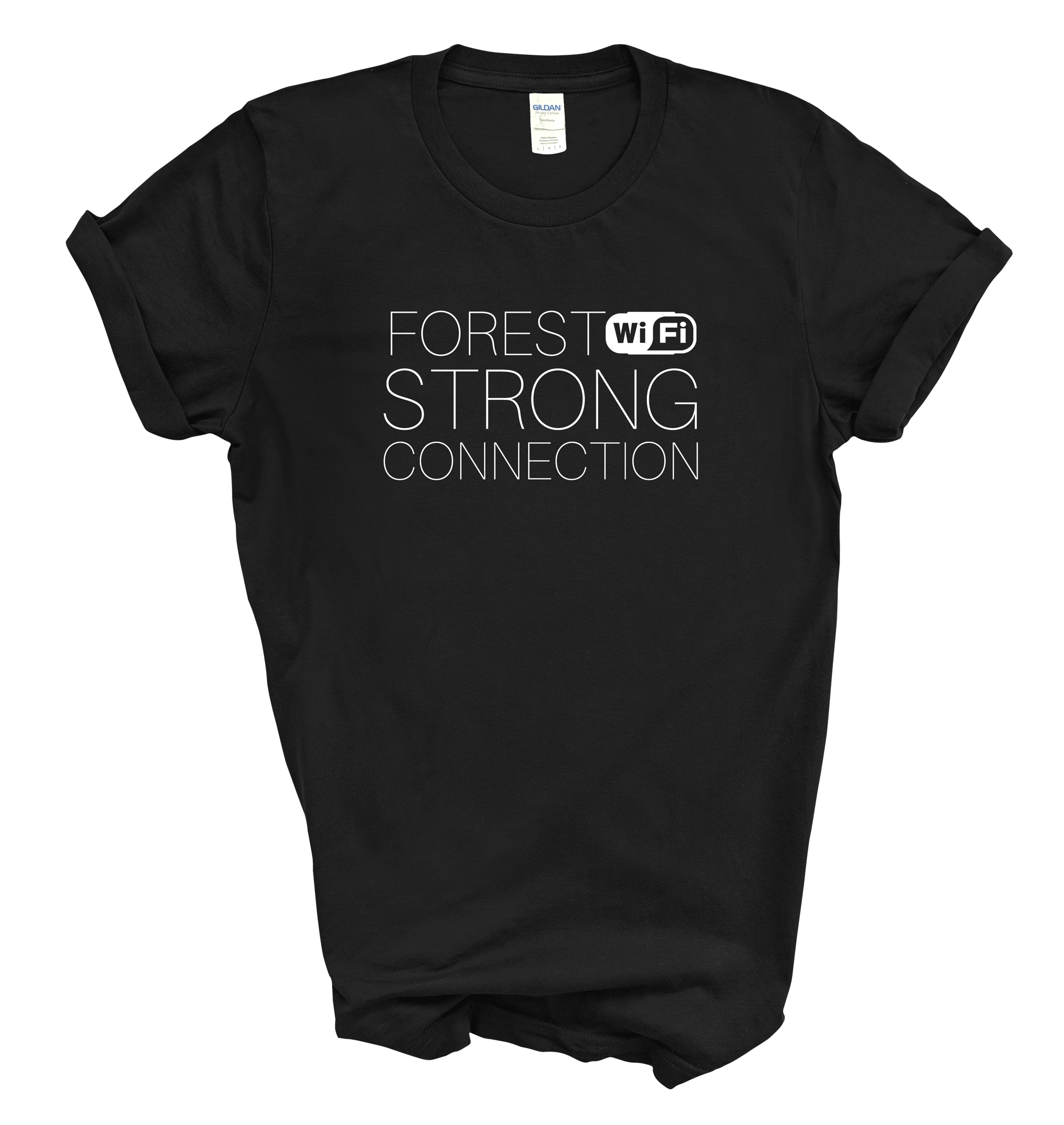 Forest Wifi Strong Connection | Unisex Outdoors T-Shirt