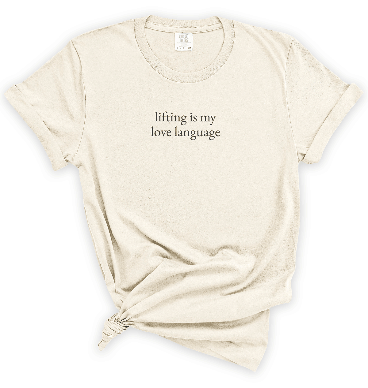 Lifting Is My Love Language Unisex T-Shirt | Funny Fitness Quote Tee 