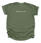 Lifting for Sanity T-Shirt – Motivational Gym Quote Tee for Fitness, Stress Relief & Everyday Comfort