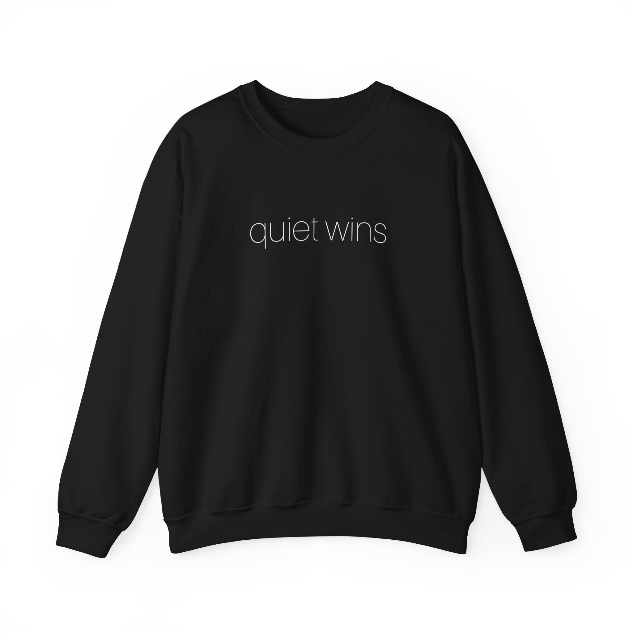 Quiet Wins Sweatshirt Minimalist Mindfulness Sweatshirt for Introverts 