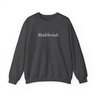 Stableish Minimalist Sweatshirt | Mental Health Unisex Sweatshirt for Self-Care