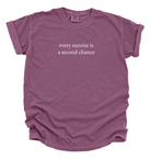 Every Sunrise Is a Second Chance Unisex T-Shirt | Inspirational Quote Tee | Positive Message Shirt