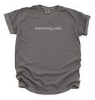 Introverting Today Unisex Tee | Funny Introvert T-Shirt | Relatable Everyday Life Shirt